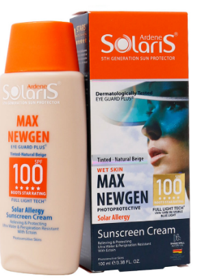 ضدآفتاب نچرال بژ پوست حساس سولاریس