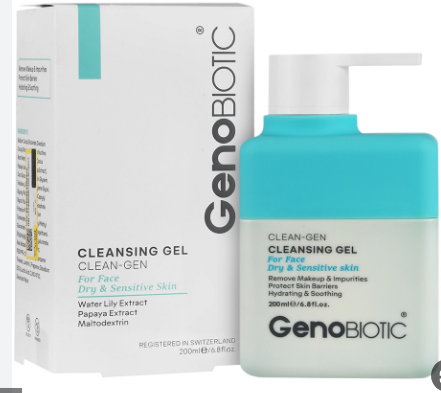 ژل شستشوی پوست خشک و حساس ژنو بایوتیک